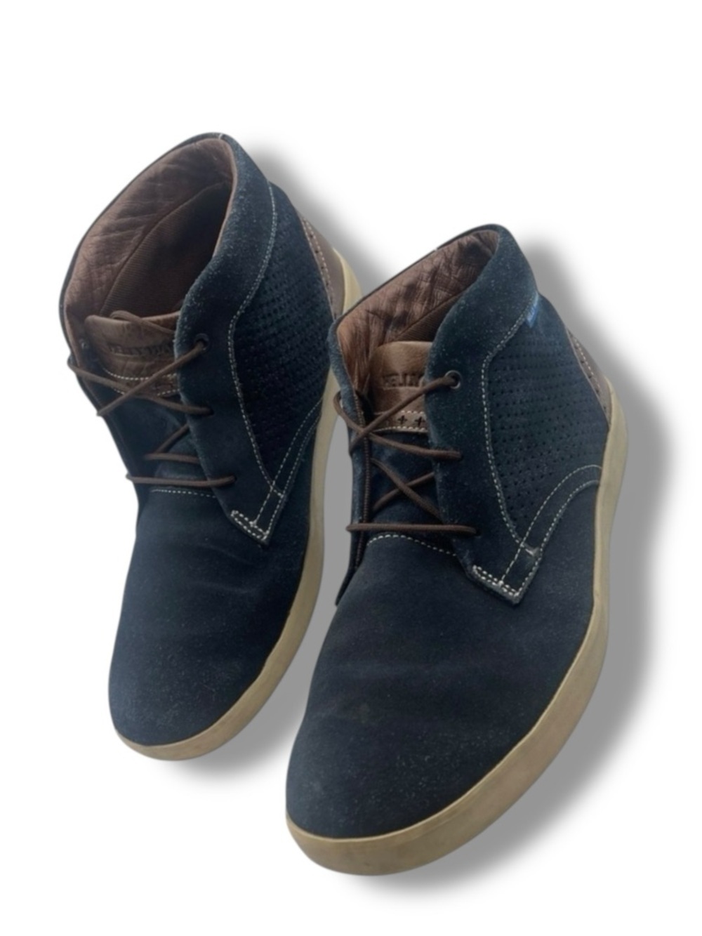 Helly Hansen Men's Vigeland Casual Boot - Navy and Brown Size 11.5